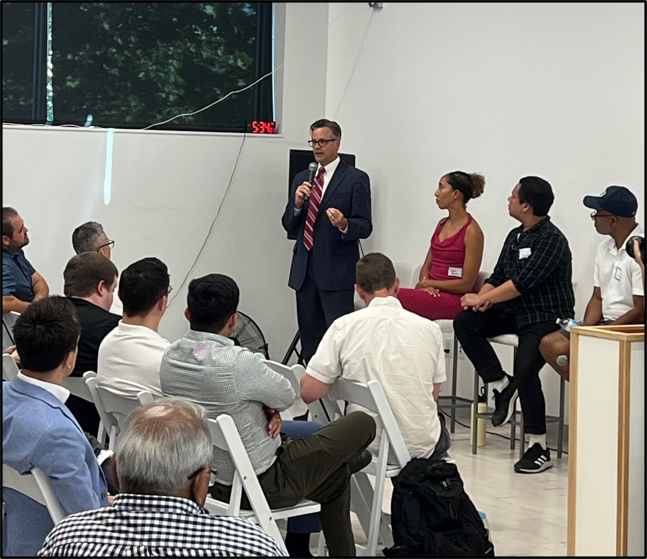 WJH attorney speaking at a community legal education event